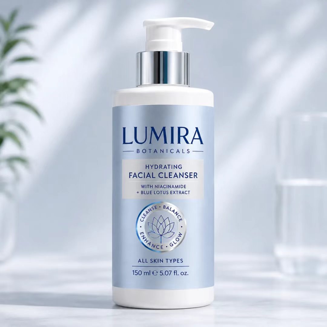 Custom Luxury Blue/Silver Foil - Luxury Skincare Labels review and price